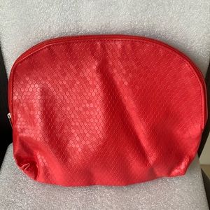 Sephora zippered leather pouch